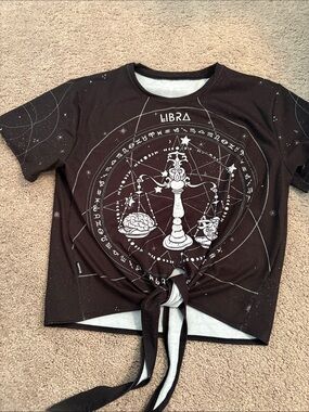 Blackmilk Libra Zodiac Tie-Front Top